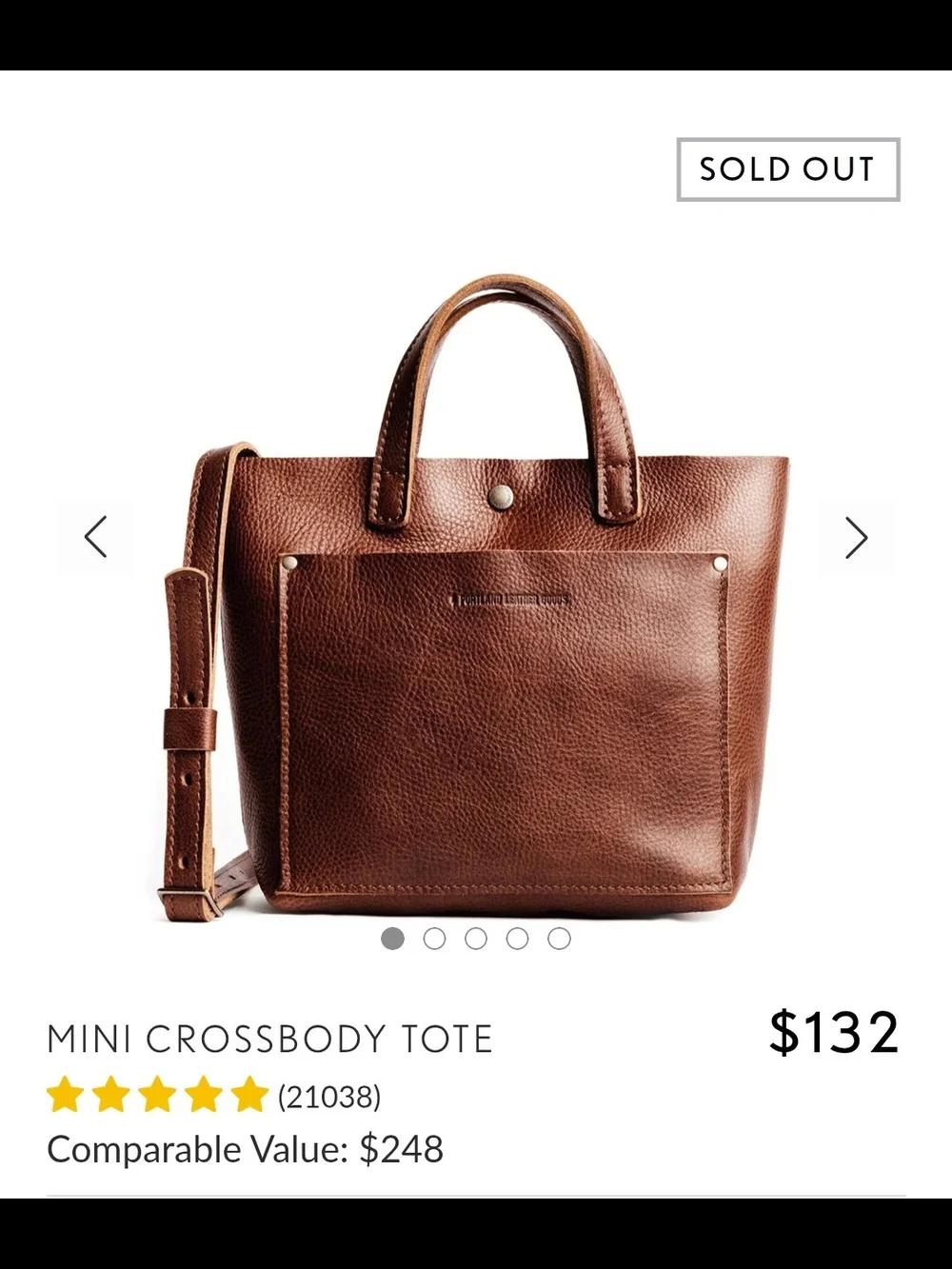 Portland Leather genuine portland